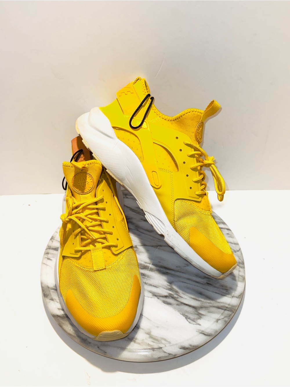 Size 11.5 - Men's Nike Huarache Run Ultra 'Yellow' Sneakers “Clean”